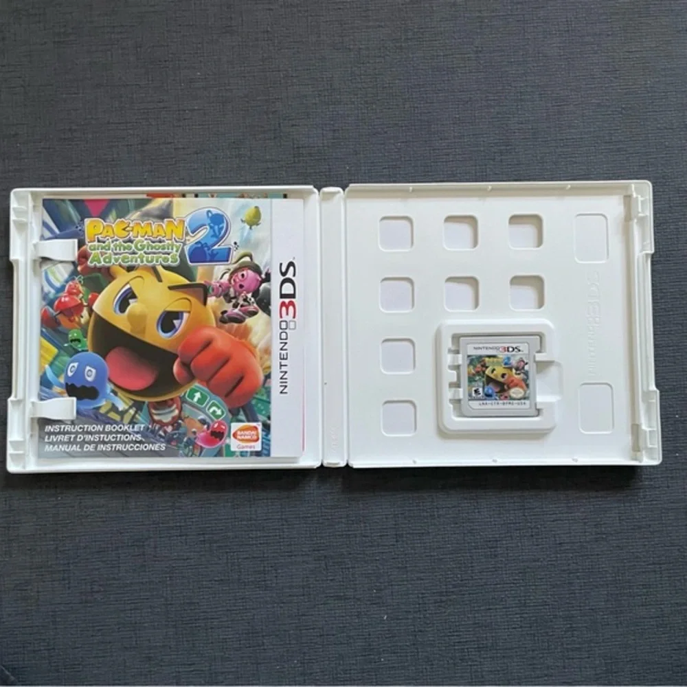 Pac-Man and the Ghostly Adventures 2 Video‎ Game Nintendo 3DS With Case & Insert